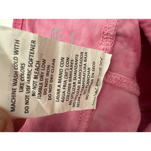 Bebe Sport Women Pink Leggings M stretchy . - Picture 7 of 10